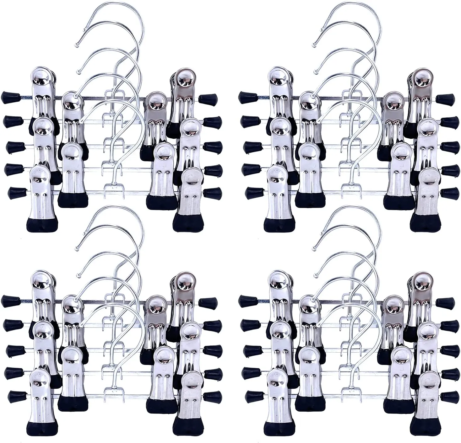 20pcs Adjustable Shoe Rack Pet Baby Pants Folder Multi Functional Travel Portable Hat 6" Heavy Duty Laundry Hooks Socks Holder Double Towels Bags Clothes Clip Boot Hanger Space Saving Home Organizer