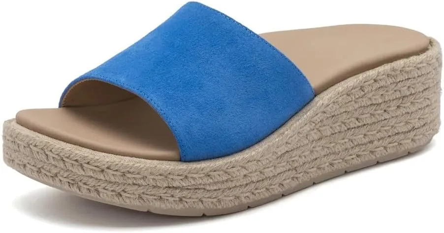 ABEO Solstice Slide Platform Sandals | Slip On Sandals Women | Espadrilles for Women | Sandals Women Dressy | Summer Shoes for Women | Built In Orthotic Insoles