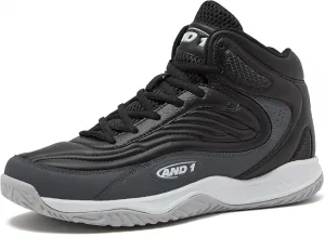 AND1 Pulse 3.0 Basketball Shoes for Men, Indoor or Outdoor, Street or Court Basketball Sneakers Men - Black, Red, or White Size 7 to 15