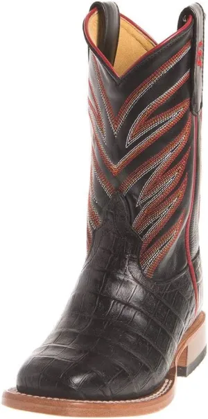 Anderson Bean Boys Kids Caiman Print Cowboy Boots