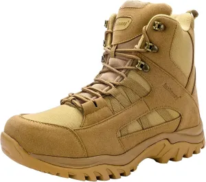 Ansbowey Men's Military Tactical Boots Lightweight Outdoor Jungle Hiking Boots