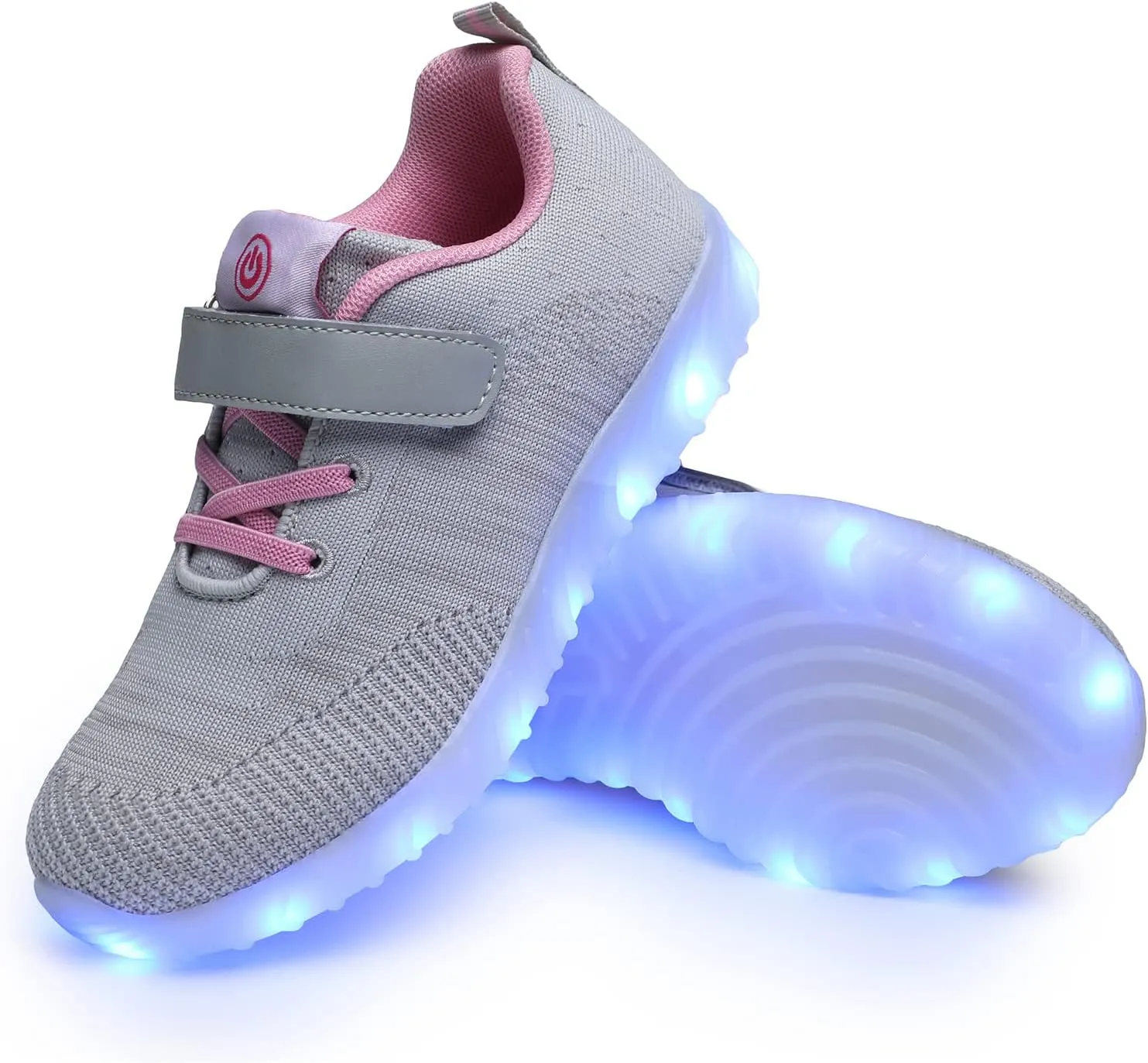 AoSiFu Kids Light Up Shoes Toddler Girls Boys Breathable Led Flashing Sneakers USB Charge