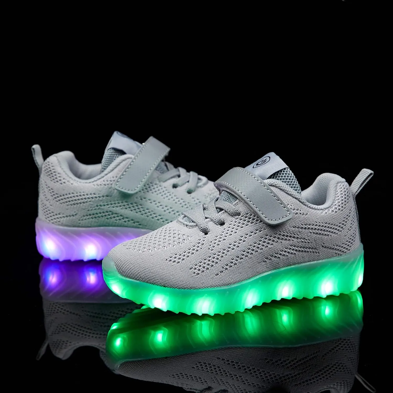AoSiFu Kids Light Up Shoes Toddler Girls Boys Breathable Led Flashing Sneakers USB Charge