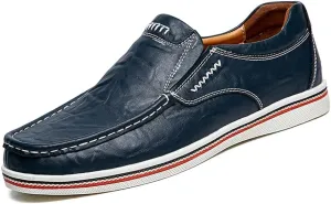 Asifn Men's Casual Driving Loafers Business Leather Men Comfort Shoes Sport Walking Light Moccasin Fashion