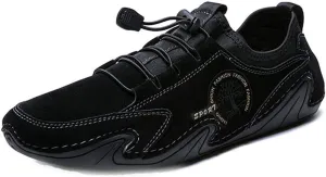 Asifn Men's Casual Loafers Slip On Boat Shoes Comfort Driving Outdoor Work Office Dress Sneakers Leather Lace up Mocassins