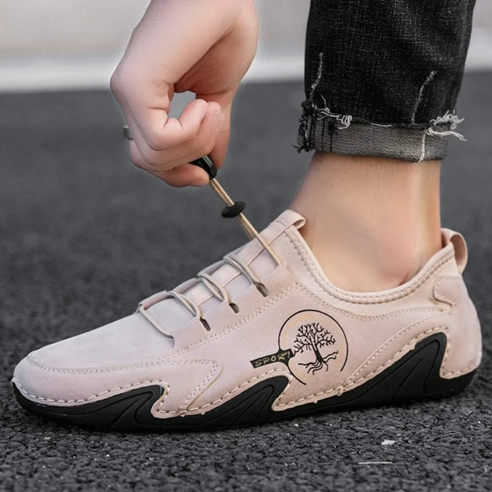 Asifn Men's Casual Loafers Slip On Boat Shoes Comfort Driving Outdoor Work Office Dress Sneakers Leather Lace up Mocassins