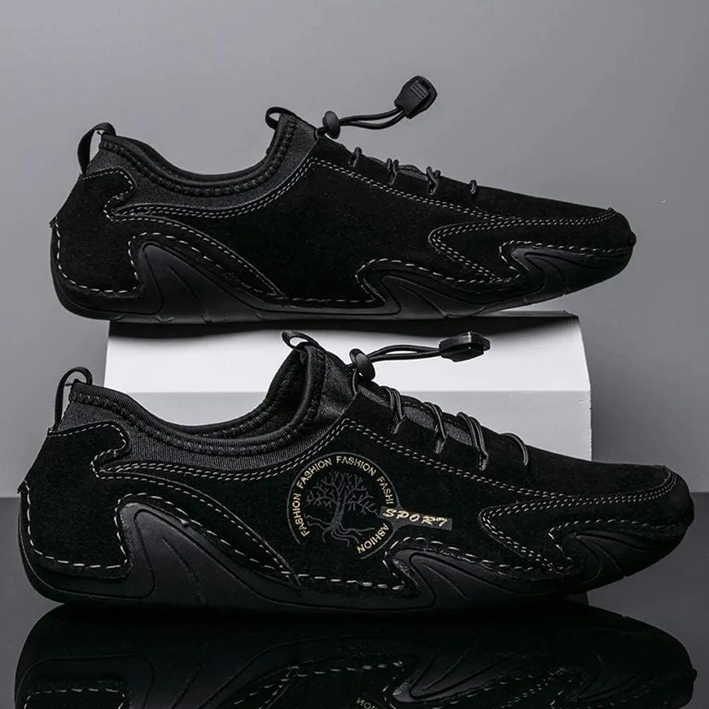 Asifn Men's Casual Loafers Slip On Boat Shoes Comfort Driving Outdoor Work Office Dress Sneakers Leather Lace up Mocassins
