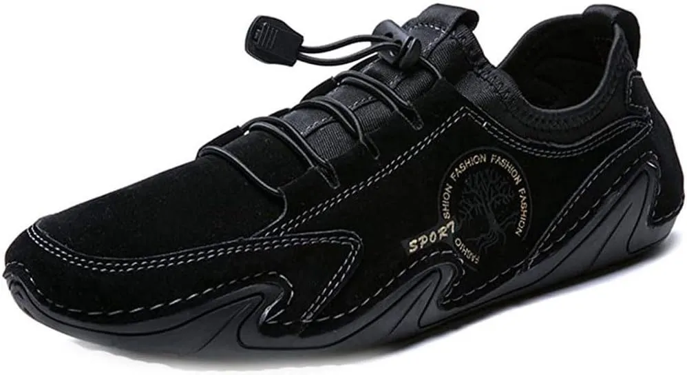 Asifn Men's Casual Loafers Slip On Boat Shoes Comfort Driving Outdoor Work Office Dress Sneakers Leather Lace up Mocassins