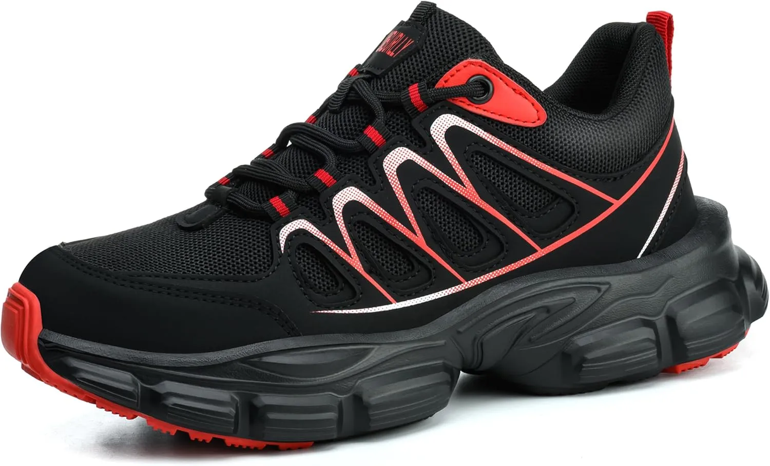 Asiman Steel Toe Shoes for Women Pink Safety Toe Shoes Breathable Lightweight Composite Work Sneakers