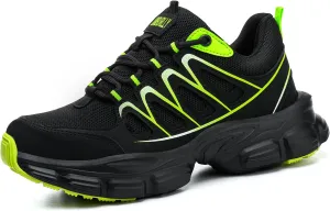 Asiman Steel Toe Shoes for Women Pink Safety Toe Shoes Breathable Lightweight Composite Work Sneakers