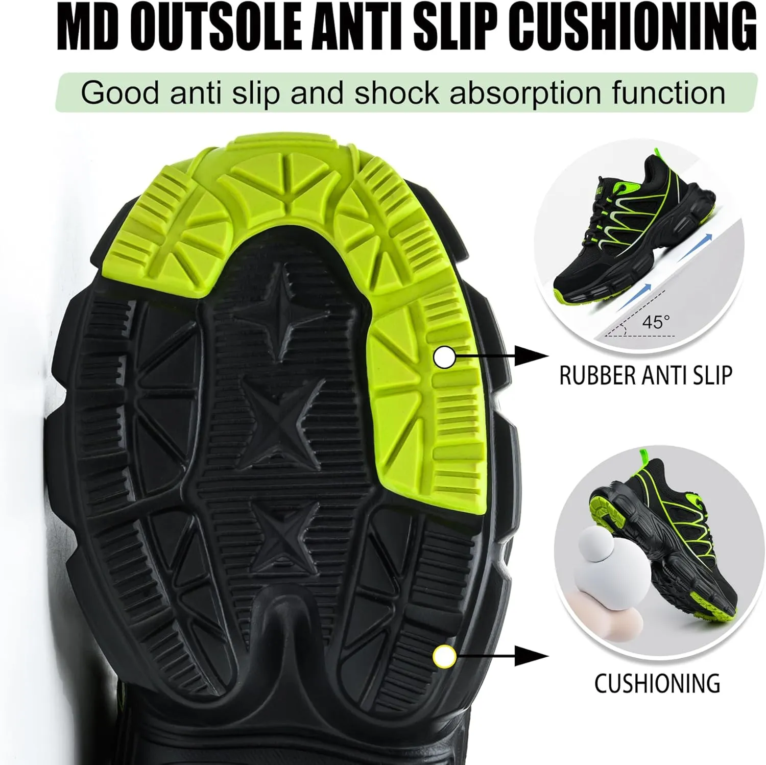 Asiman Steel Toe Shoes for Women Pink Safety Toe Shoes Breathable Lightweight Composite Work Sneakers
