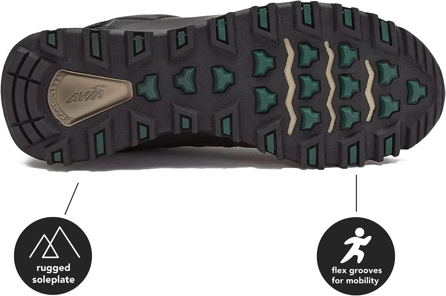 Avia Ultra Men’s Trail Running Shoes, Lightweight Breathable Mesh Sneakers for Men