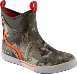 BASSDASH Men’s 6" Waterproof Deck Boots with Breathable Lining Anti-slip Neoprene Rubber Ankle Rain Boots for Fishing Boating