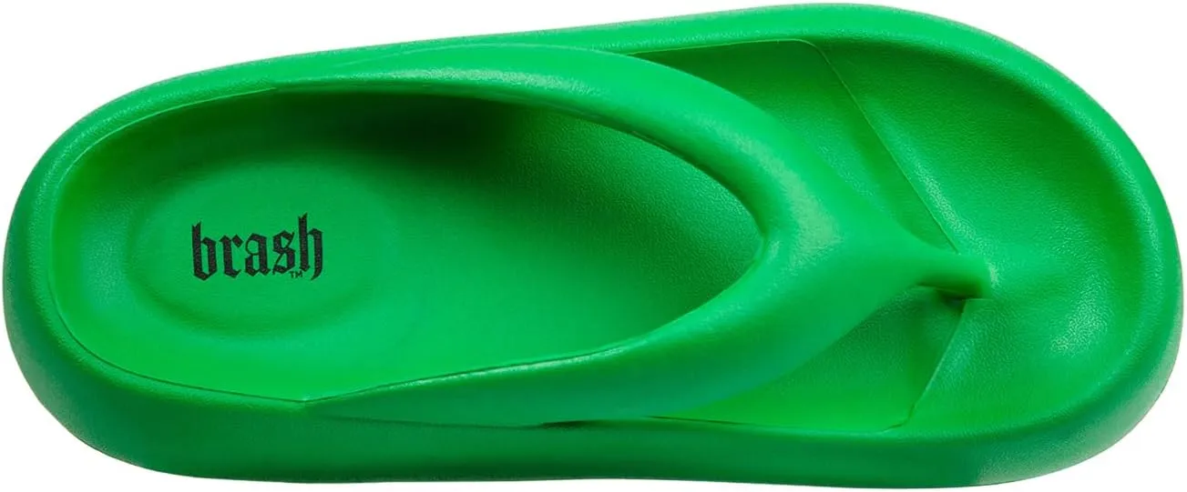Brash Womens Chillax Pillow Thong Sandal