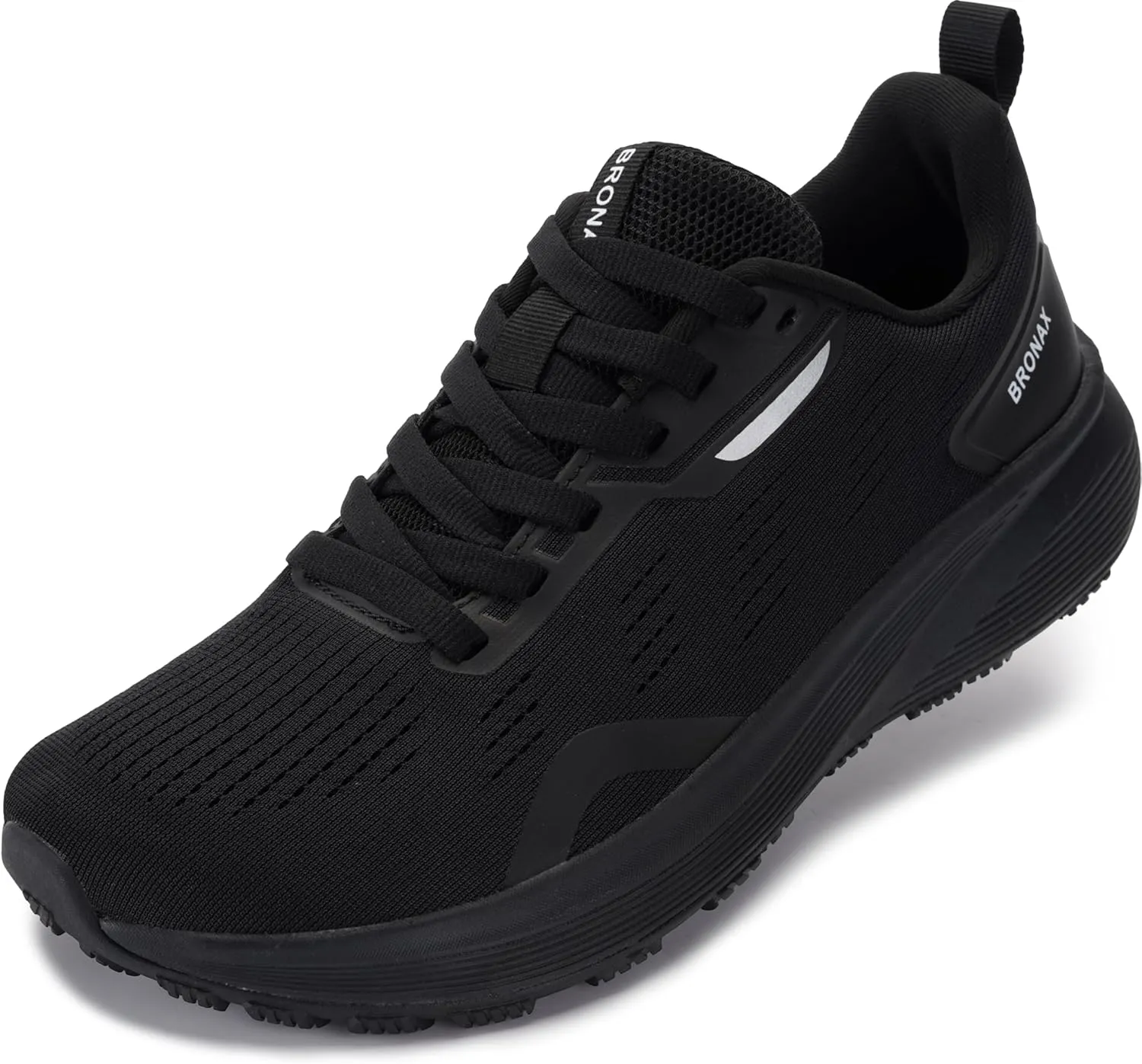BRONAX Men's Wide Toe Box Running Shoes | Natural Foot Shape Tennis Sneakers