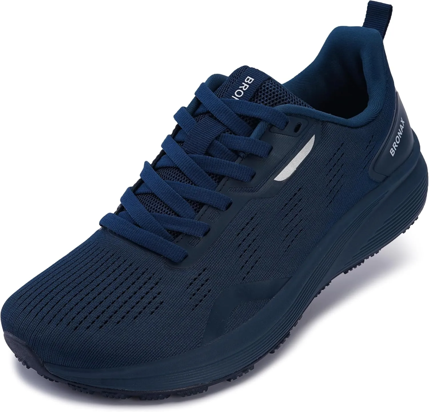 BRONAX Men's Wide Toe Box Running Shoes | Natural Foot Shape Tennis Sneakers