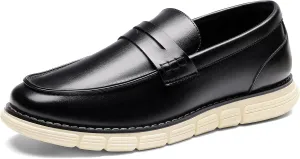 Bruno Marc Men's Casual Dress Shoes Slip-on Lightweight Penny Loafers EZFlex GlideBreeze