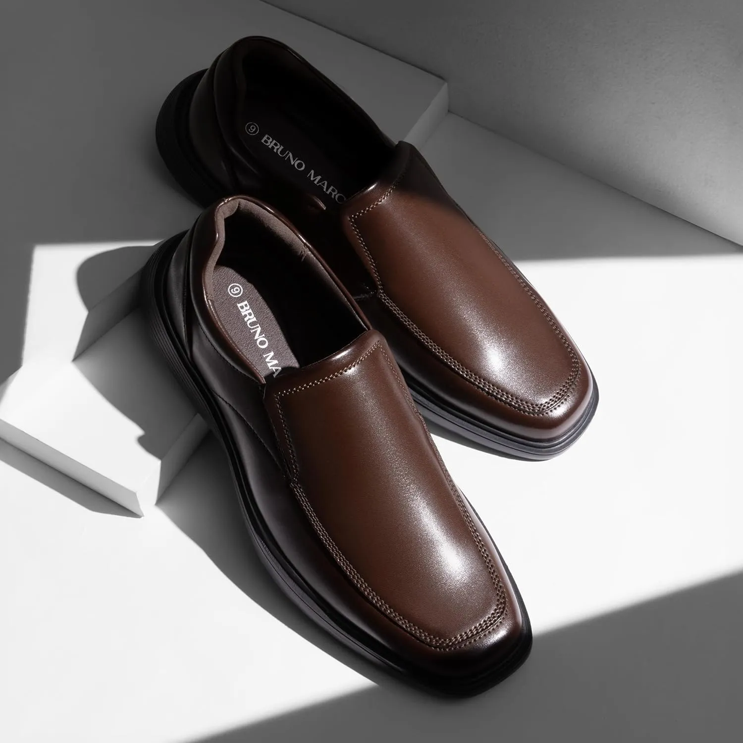 Bruno Marc Men's Dress Shoes Slip On Comfortable Loafers Business Casual Shoes