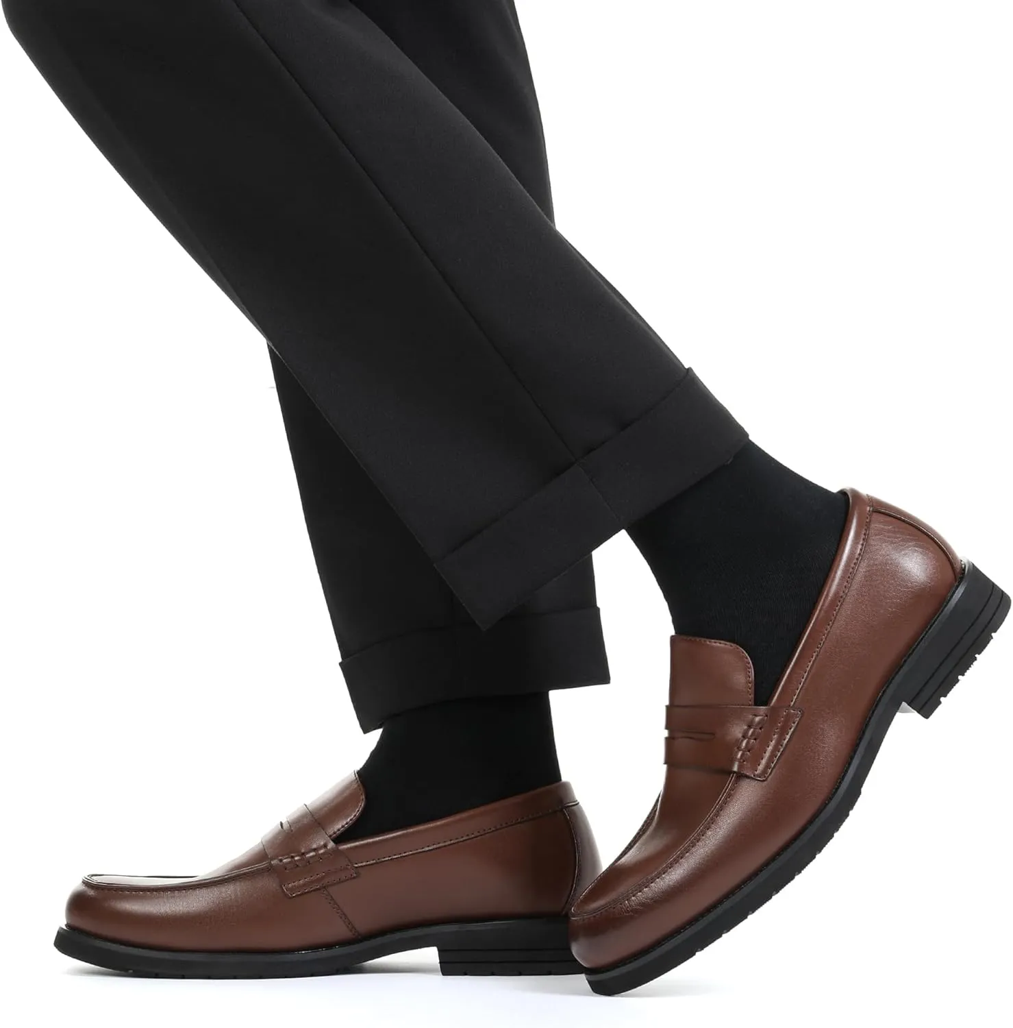 Bruno Marc Men's Dress Slip-on Penny Loafers Business Formal Shoes