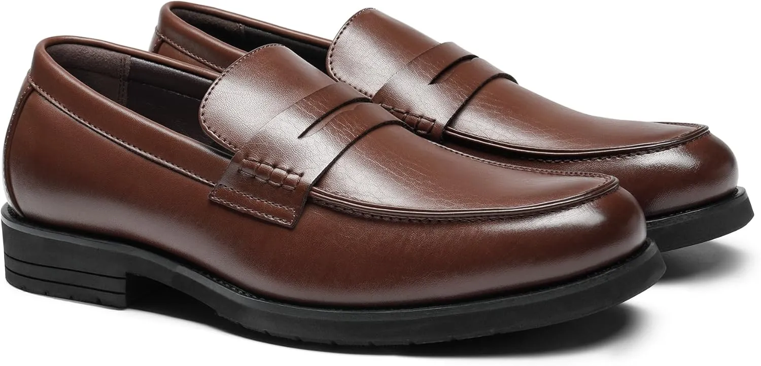 Bruno Marc Men's Dress Slip-on Penny Loafers Business Formal Shoes