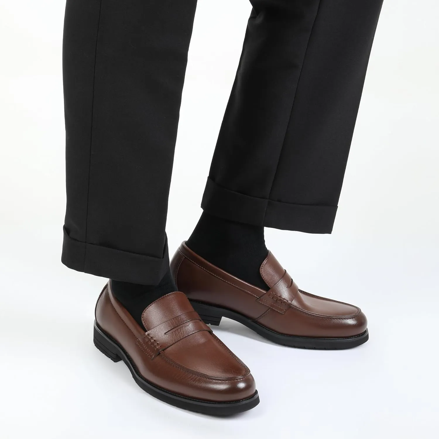 Bruno Marc Men's Dress Slip-on Penny Loafers Business Formal Shoes