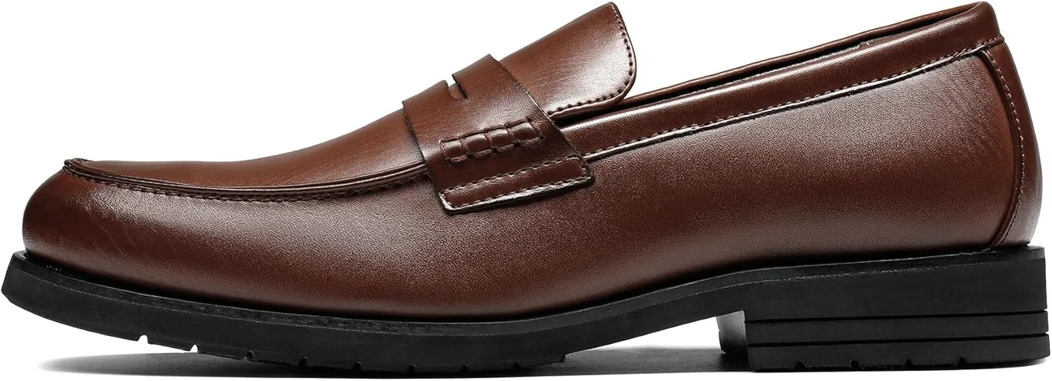 Bruno Marc Men's Dress Slip-on Penny Loafers Business Formal Shoes