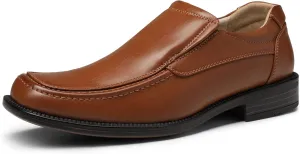 Bruno Marc Men's Goldman-02 Slip on Leather Lined Square Toe Dress Loafers Shoes for Casual Weekend Formal Work