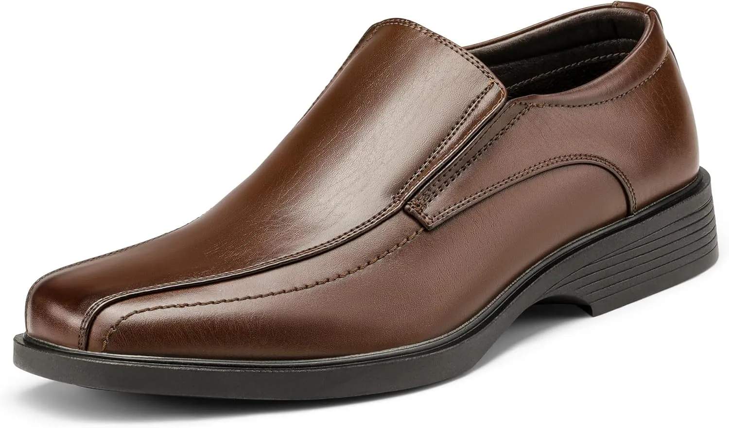 Bruno Marc Men's Square Toe Dress Loafers Formal Shoes