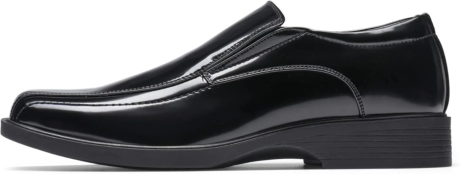 Bruno Marc Men's Square Toe Dress Loafers Formal Shoes