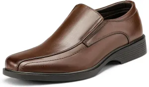 Bruno Marc Men's Square Toe Dress Loafers Formal Shoes