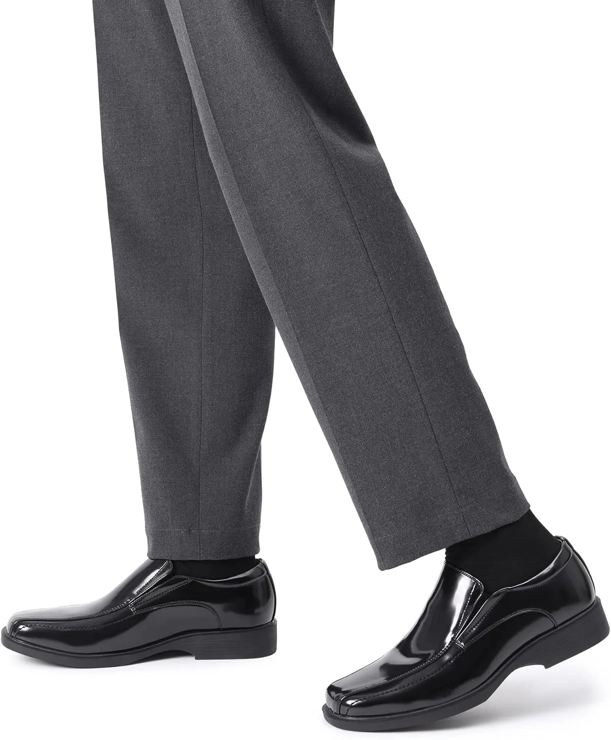 Bruno Marc Men's Square Toe Dress Loafers Formal Shoes