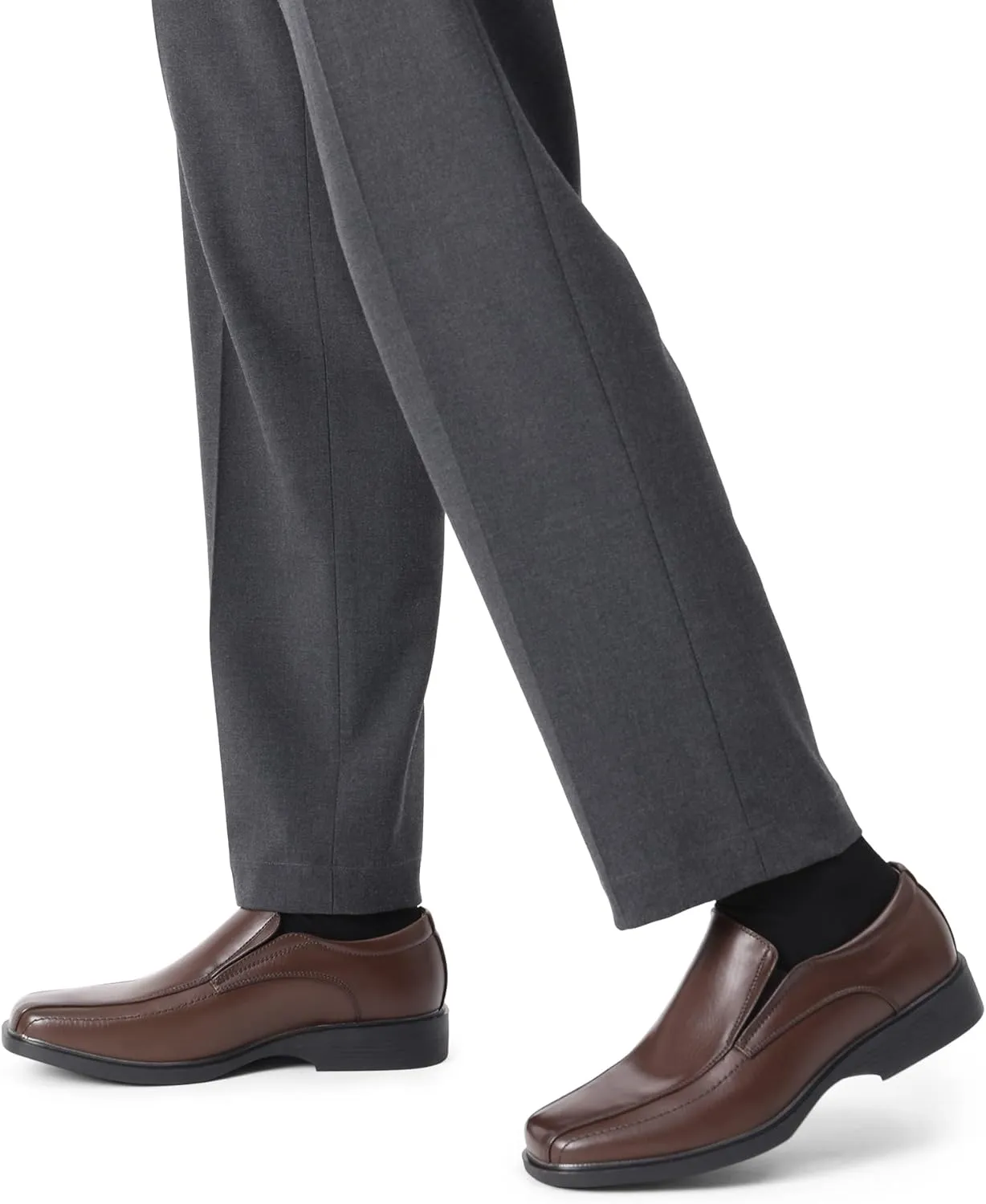Bruno Marc Men's Square Toe Dress Loafers Formal Shoes