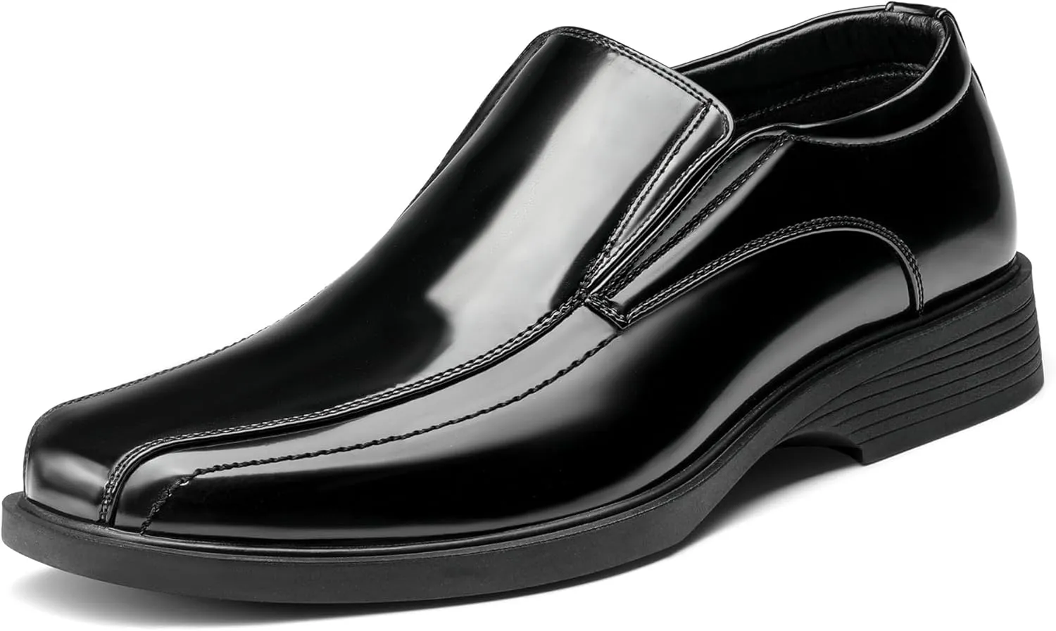 Bruno Marc Men's Square Toe Dress Loafers Formal Shoes