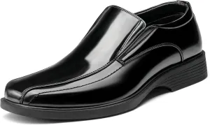 Bruno Marc Men's Square Toe Dress Loafers Formal Shoes
