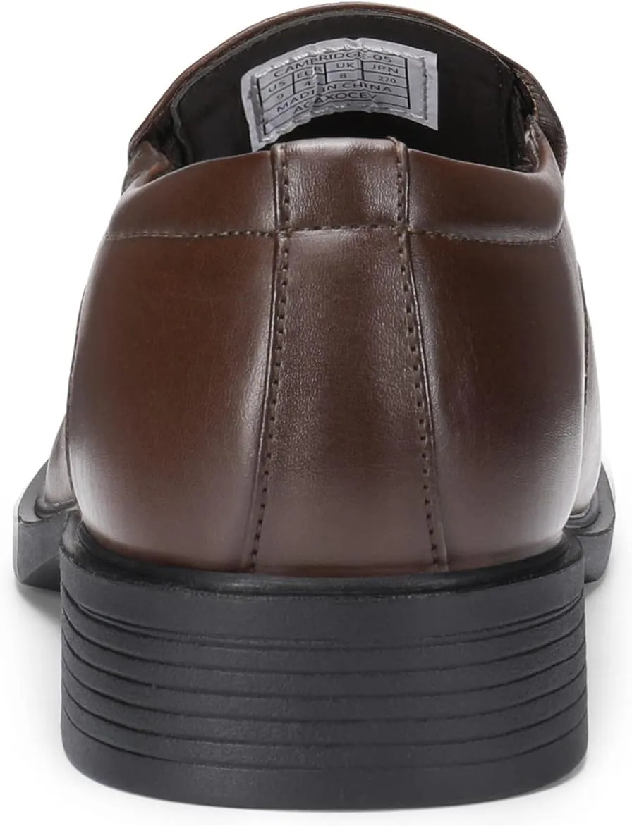 Bruno Marc Men's Square Toe Dress Loafers Formal Shoes