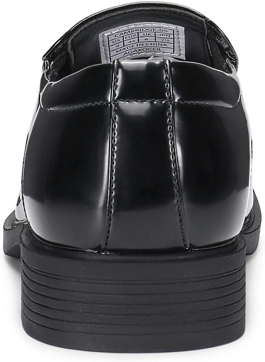Bruno Marc Men's Square Toe Dress Loafers Formal Shoes