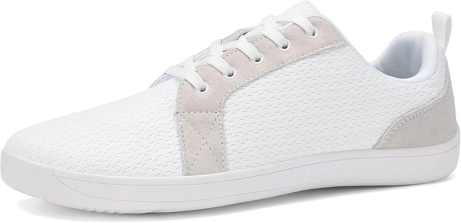 BXYJDJ Men's Barefoot Wide Toe Box Walking Shoes Extra Wide Width Minimalist Shoes Breathable Zero Drop Comfortable Shoes Non-Slip Fashion Sneakers