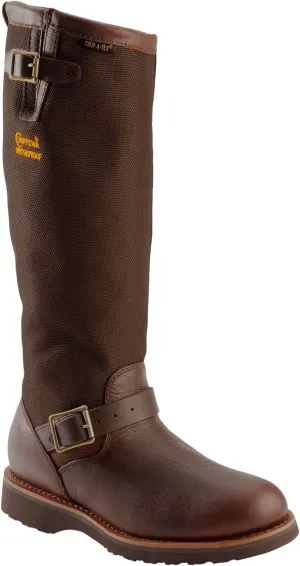 Chippewa Men's Brome 17" Waterproof Pull-On Snake Boots - Hunting, Outdoor Work, Slip - Resistant Snake Boots for Men