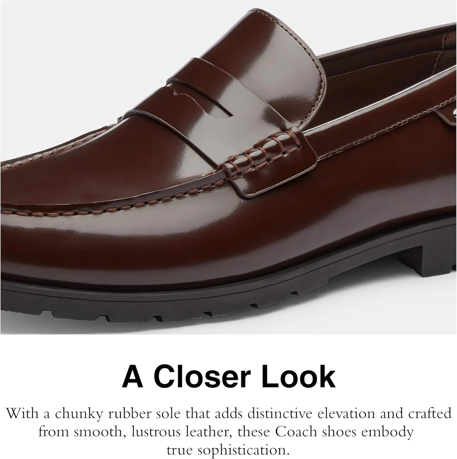 COACH Men's Reagan Penny Loafer