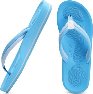 COFACE Flip Flops For Women with Arch Support Comfortable Woman Thong-Sandals Yoga Mat Lightweight Orthopedic Womens Flip-Flop