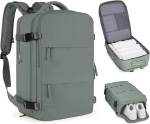 coofay Large Travel Backpack For Women Men Airline Approved Carry On Backpack Flight Approved Waterproof Sports Luggage Backpack Casual Daypack Small Hiking Backpack