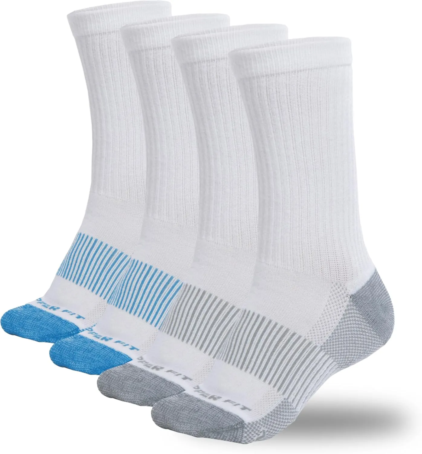 Copper Fit Unisex Crew Length Sport Socks, 2 Pair