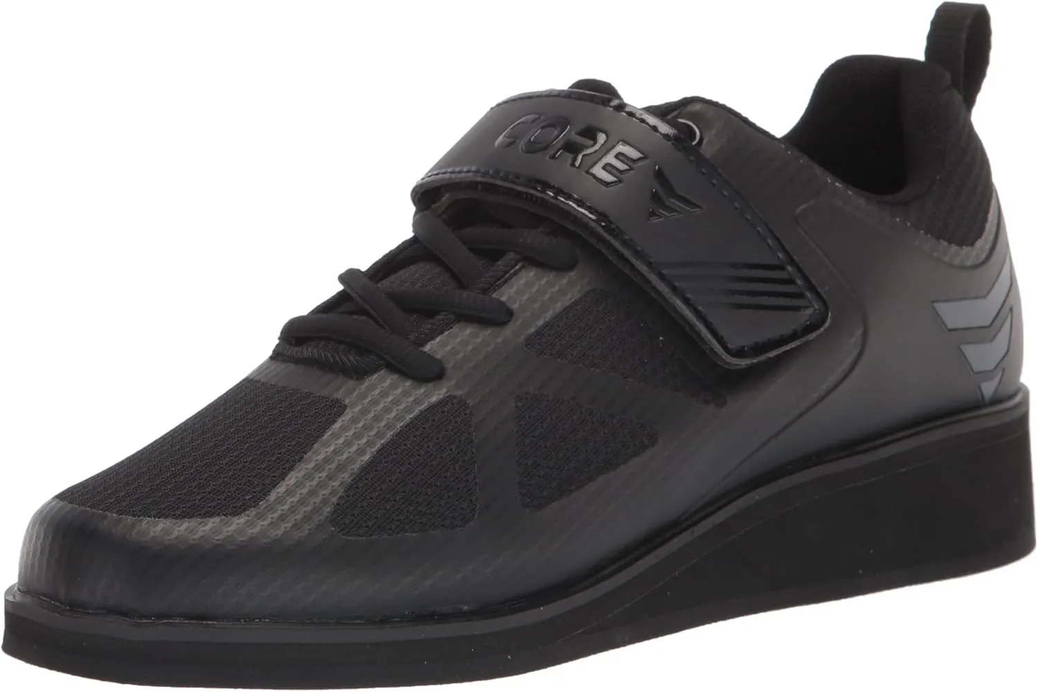 Core Weightlifting Shoes - Squat Shoes for Men and Women – Weight Lifting Shoes for Powerlifting, Deadlifting & Crossfit - Strap and Lace-Up Gym Shoes – Non-Slip Olympic Lifting Shoes with 0.67" Heels