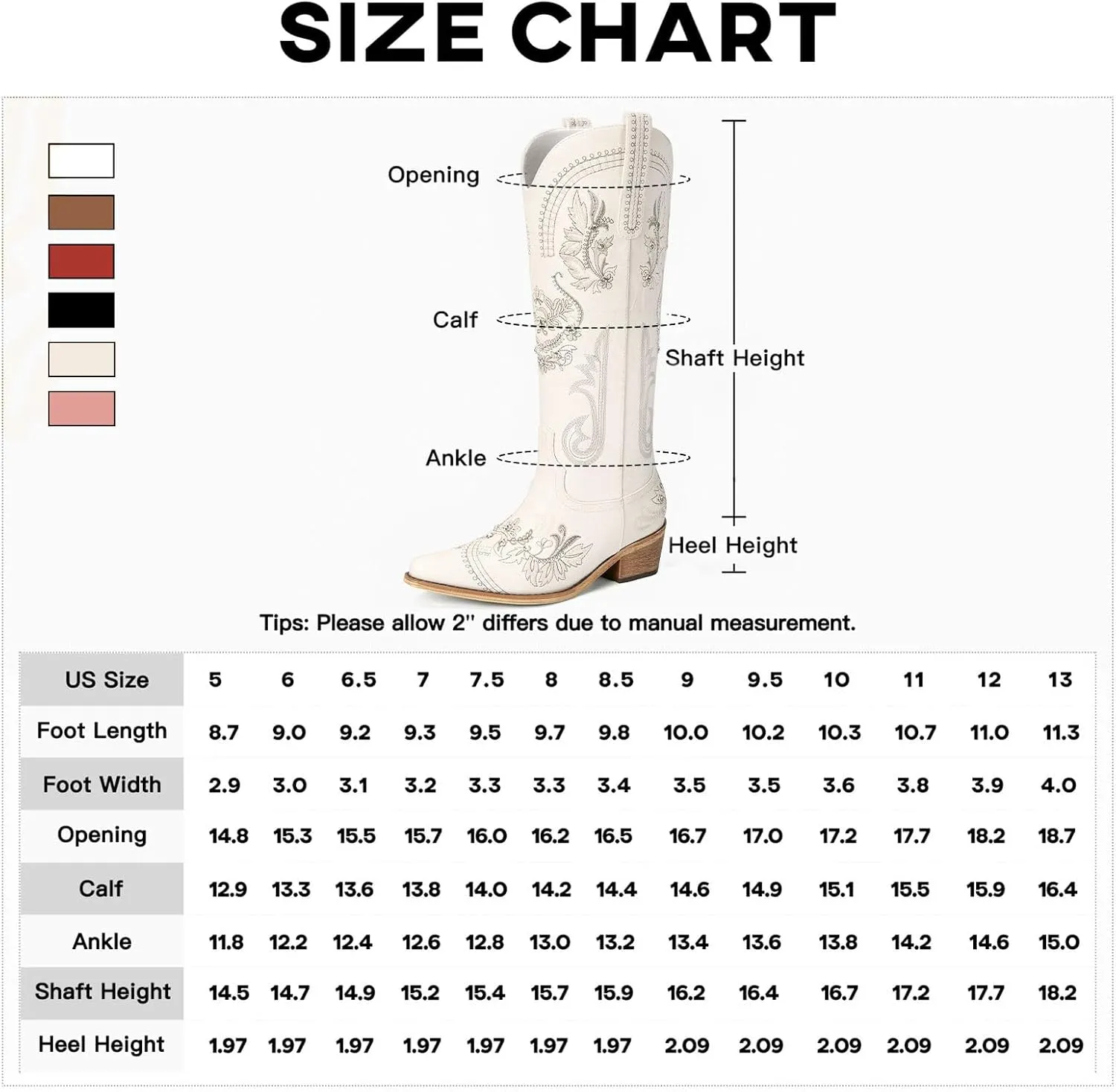 Cowboy Boots for Women - Wide Calf Knee High Cowgirl Boots, Glitter Sparkly Rhinestone Western Country Boots with Classic Embroidery, Pointed Toe Pull On Zipper Retro Boots