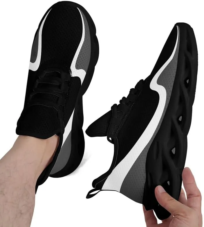 Custom Mens Road Running Shoes Personalize Breathable Baseball Athletic Sneakers Lightweight Walking Shoe Gym Trainers