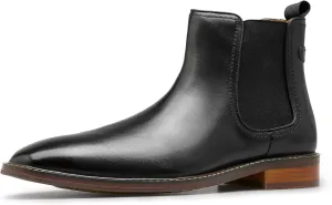 DESAI Men’s Chelsea Boots Genuine Leather Dress Boots Casual Chukka Ankle Boots for Men