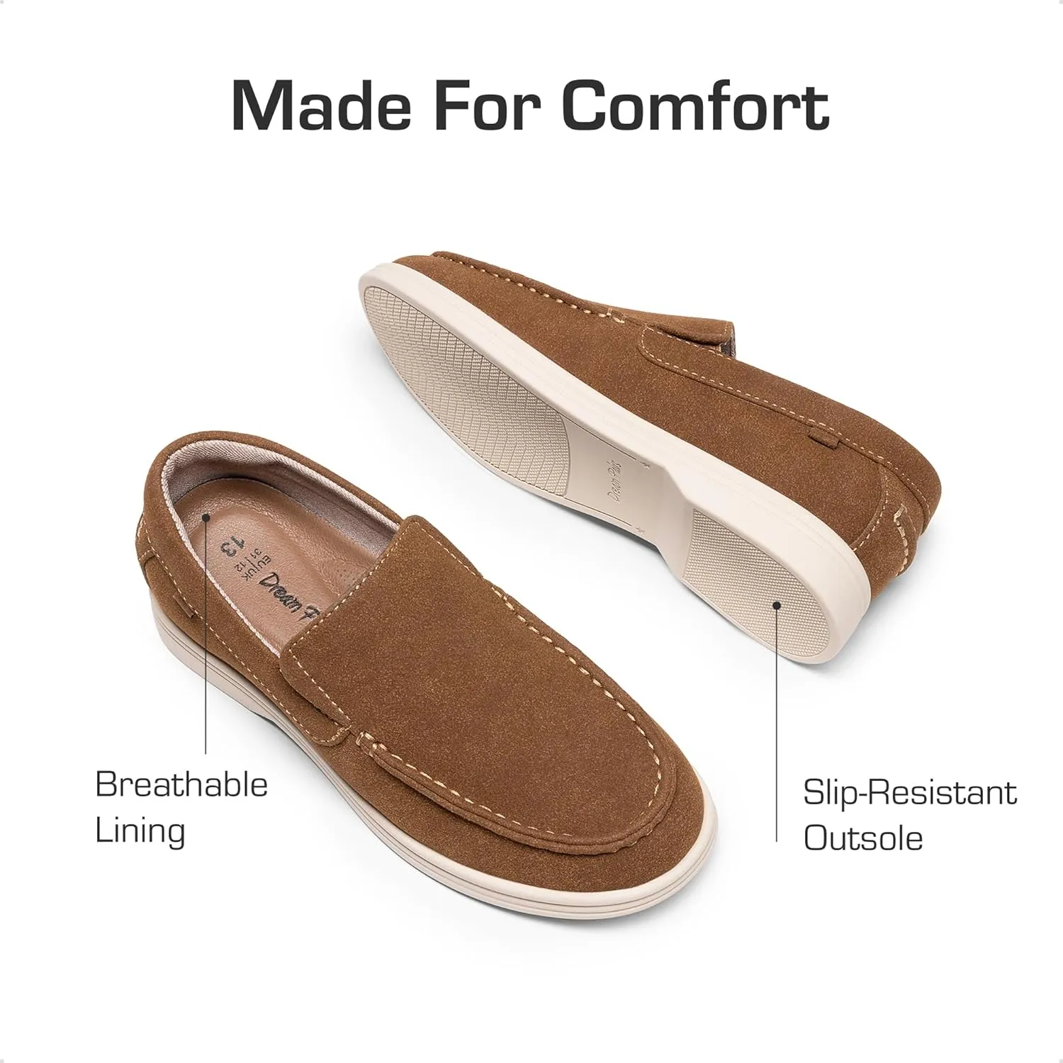 DREAM PAIRS Boys Dress Shoes Slip-On Loafers Casual Flat Shoes (Toddler/Little Kid/Big Kid)