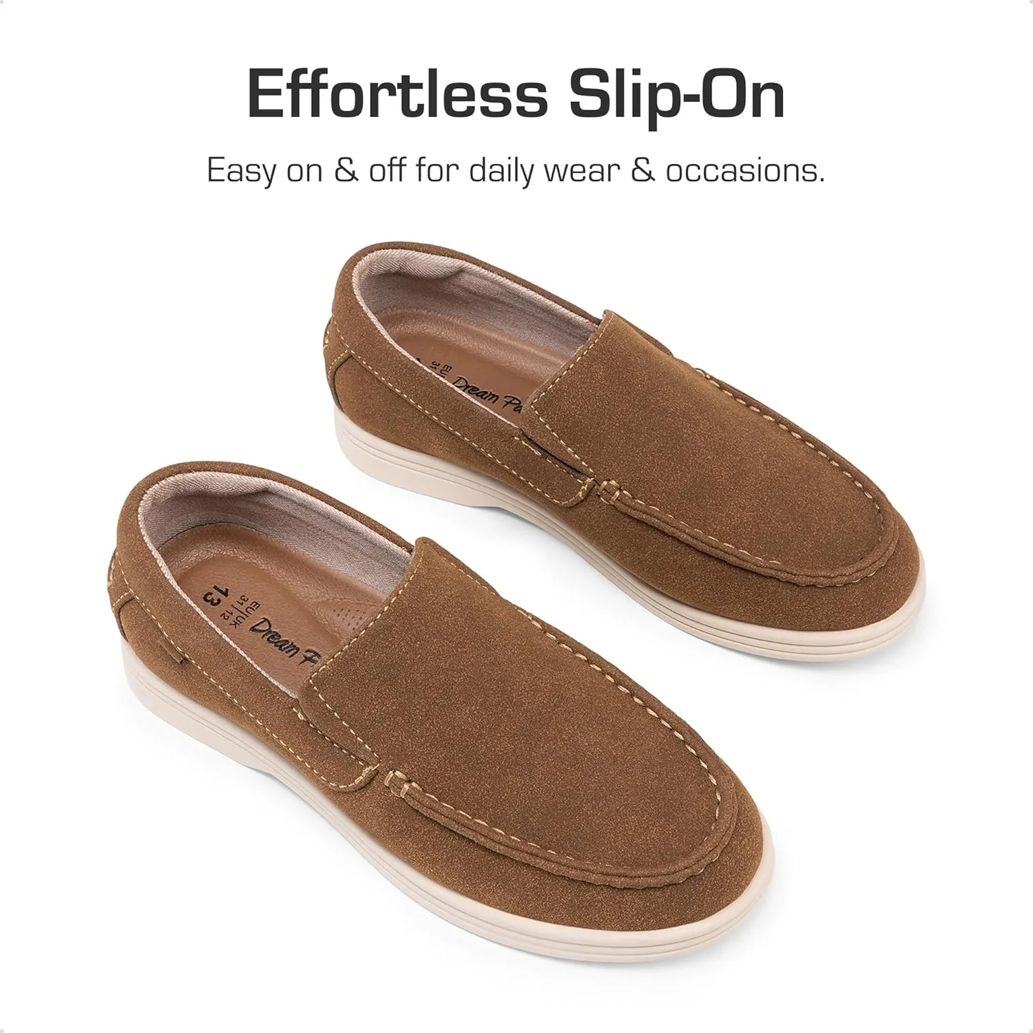 DREAM PAIRS Boys Dress Shoes Slip-On Loafers Casual Flat Shoes (Toddler/Little Kid/Big Kid)