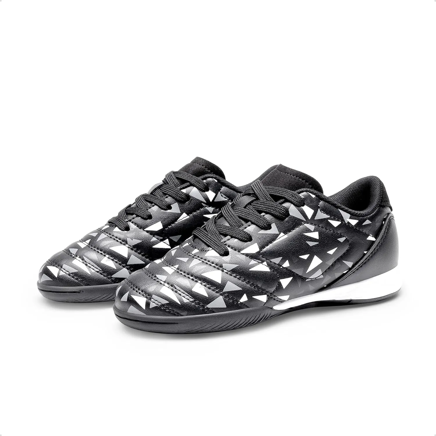 DREAM PAIRS Boys Girls Indoor Sneakers Lace Up Sport Athletic Casual IC Youth Futsal Football Soccer Shoes for Little/Big Kid