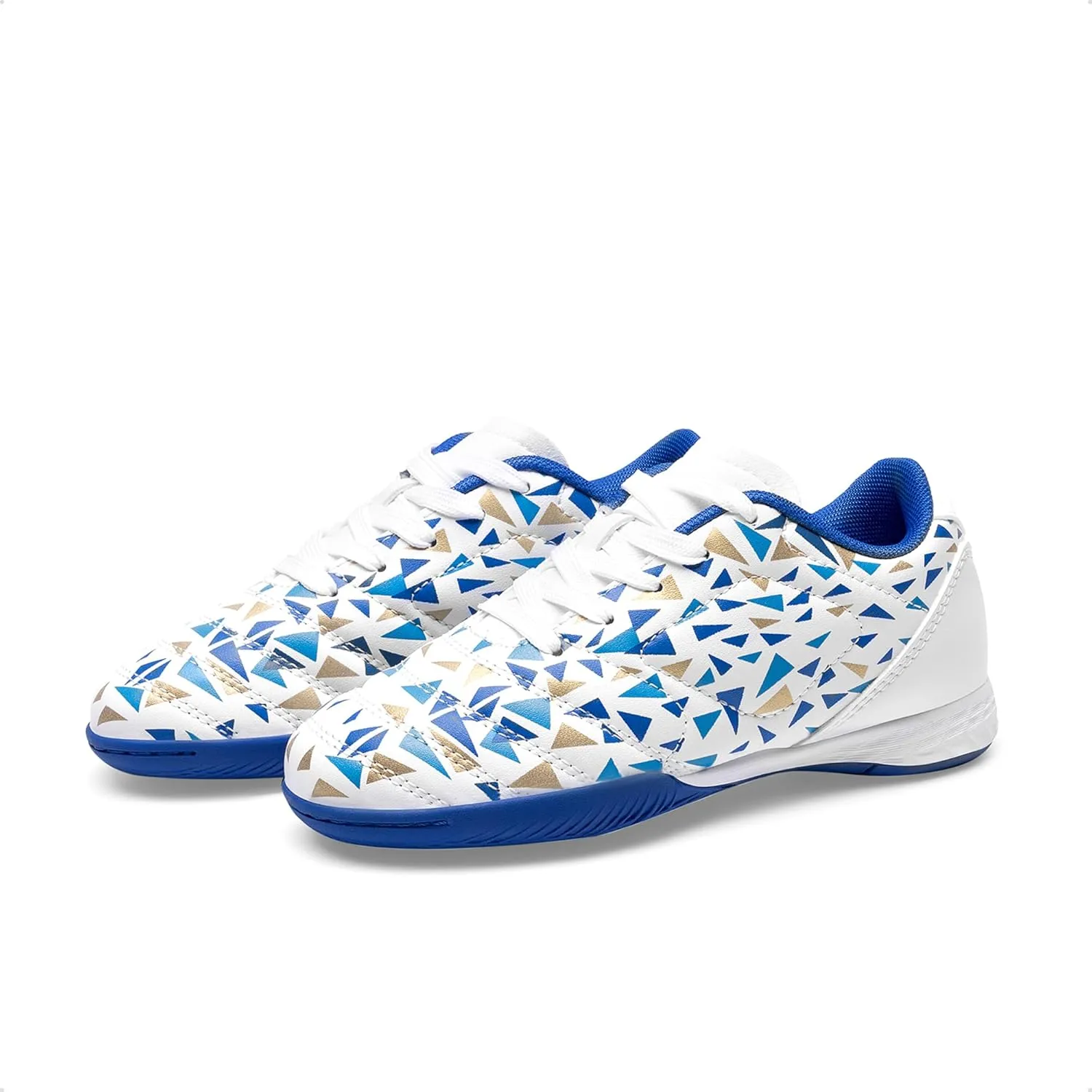 DREAM PAIRS Boys Girls Indoor Sneakers Lace Up Sport Athletic Casual IC Youth Futsal Football Soccer Shoes for Little/Big Kid